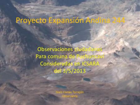 Proyecto Expansión Andina 244