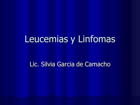 Lic. Silvia Garcia de Camacho