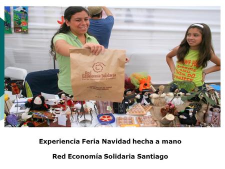Experiencia Feria Navidad hecha a mano Red Economía Solidaria Santiago