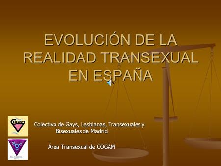 EVOLUCIÓN DE LA REALIDAD TRANSEXUAL EN ESPAÑA