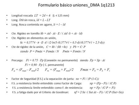 Formulario básico uniones_DMA 1q1213