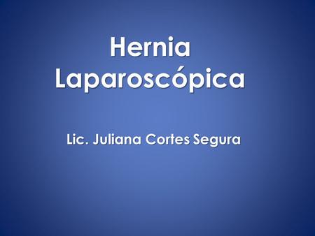 Lic. Juliana Cortes Segura