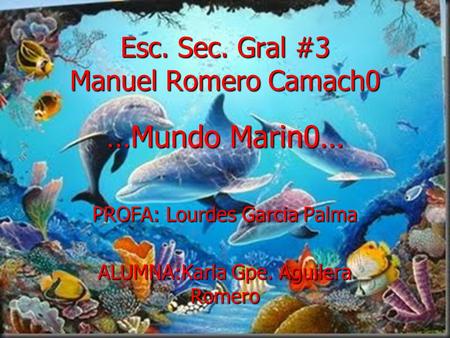 Esc. Sec. Gral #3 Manuel Romero Camach0