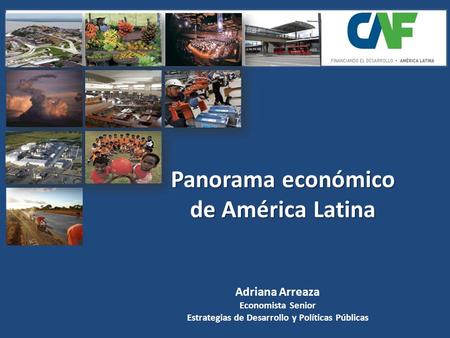 Panorama económico de América Latina