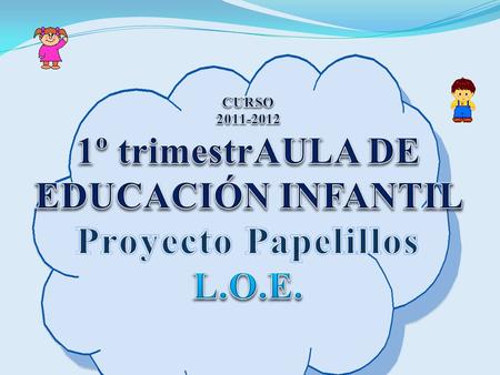 1º trimestrAULA DE EDUCACIÓN INFANTIL