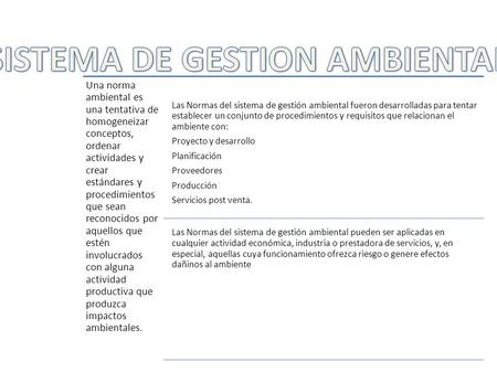 SISTEMA DE GESTION AMBIENTAL