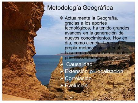 Metodología Geográfica
