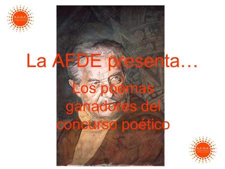 La AFDE presenta… Los poemas ganadores del concurso poético.