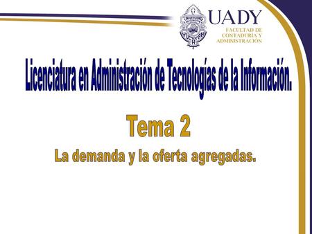 Licenciatura en Administración de Tecnologías de la Información.