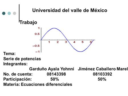 Universidad del valle de México Trabajo