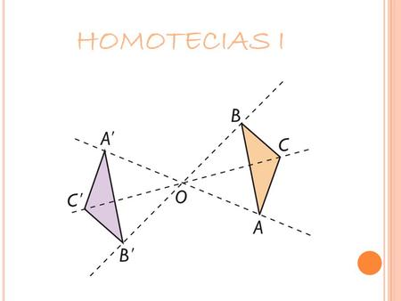 HOMOTECIAS I.