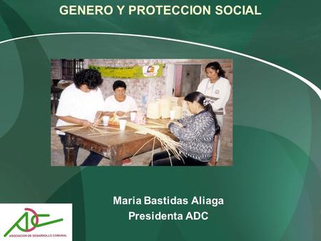 GENERO Y PROTECCION SOCIAL