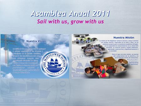 Sail with us, grow with us