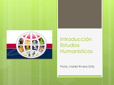 Introducción Estudios Humanísticos