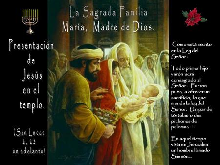 La Sagrada Familia María, Madre de Dios.
