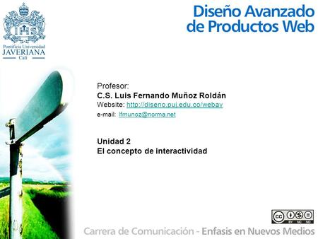 Profesor: C.S. Luis Fernando Muñoz Roldán Website: