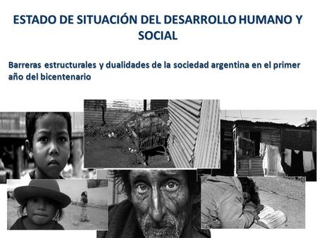 ESTADO DE SITUACIÓN DEL DESARROLLO HUMANO Y SOCIAL