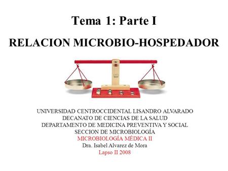RELACION MICROBIO-HOSPEDADOR