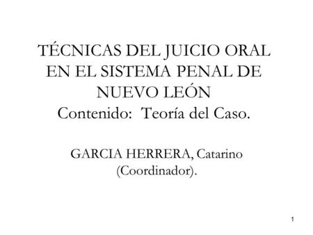 GARCIA HERRERA, Catarino (Coordinador).