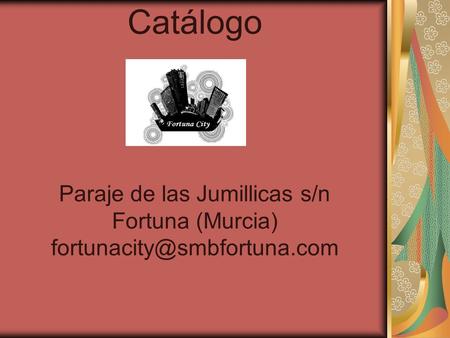 Catálogo      Paraje de las Jumillicas s/n Fortuna (Murcia)