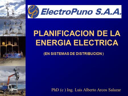 PLANIFICACION DE LA ENERGIA ELECTRICA