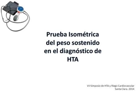 VII Simposio de HTA y Riego Cardiovascular Santa Clara. 2014.