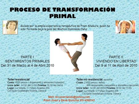 PROCESO DE TRANSFORMACIÓN PRIMAL