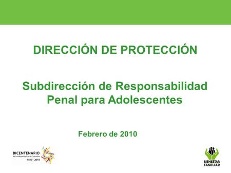 Subdirección de Responsabilidad Penal para Adolescentes