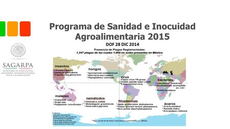 Programa de Sanidad e Inocuidad Agroalimentaria 2015