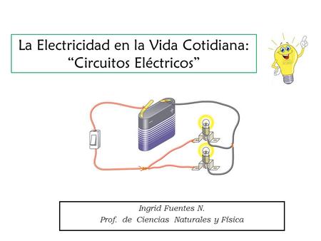 La Electricidad en la Vida Cotidiana: “Circuitos Eléctricos”