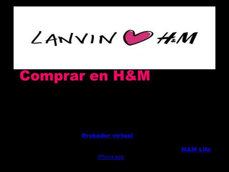 Comprar en H&M ¡Bienvenido/a a H&M y hm.com!