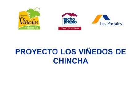 PROYECTO LOS VIÑEDOS DE CHINCHA