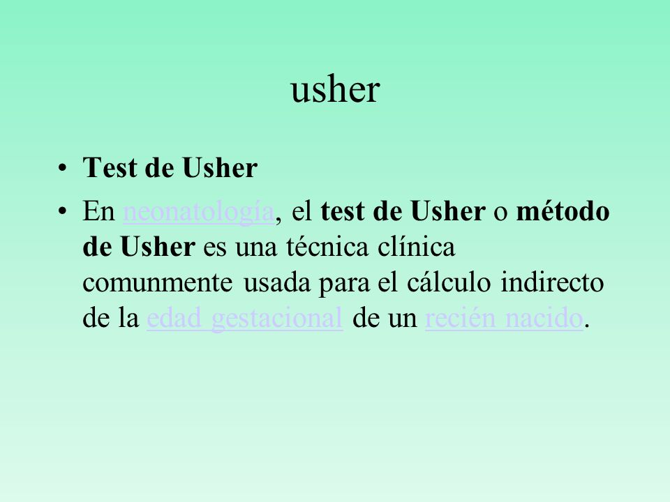 HOSPITAL DR Antonio Musa Metodo de capurro y Usher - ppt