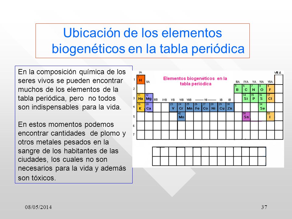 ubicacin de los elementos biogenticos en la tabla peridica - Elementos De La Tabla Periodica Metales Pesados ubicacin de los elementos biogenticos en la tabla peridica - Elementos De La Tabla Periodica Metales Pesados