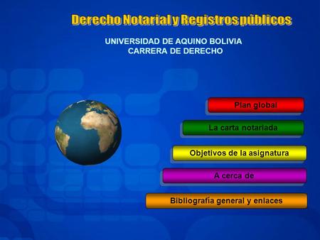 Derecho Notarial y Registros públicos