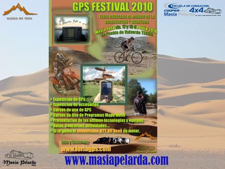 GPS-Festival La feria de los aventureros que buscan la mejor “orientacion” en sus actividades.