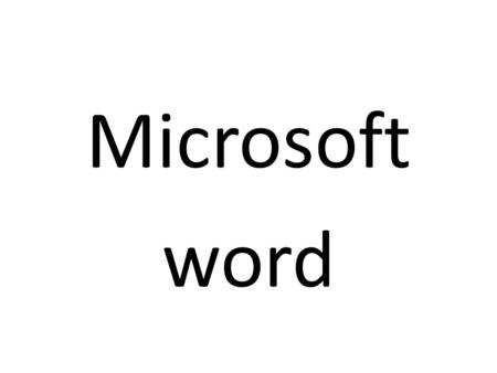 Microsoft word En sus inicios, MS Word tardó más de cinco años en lograr el éxito en un mercado en el que se usaba comúnmente MS-DOS, y cuando otros.