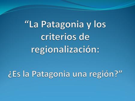 El análisis regional El término región es de esencia geográfica en la medida en que designa una porción de espacio caracterizada por una o más realidades.