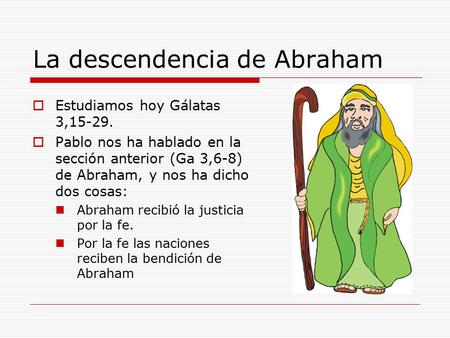 La descendencia de Abraham
