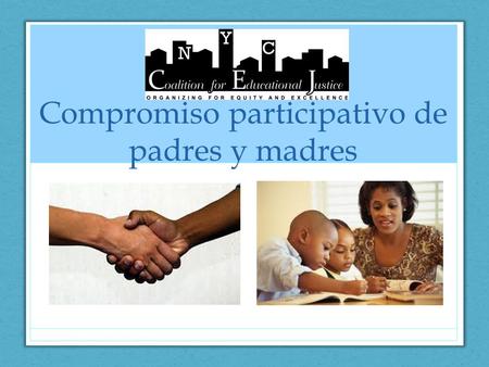 Compromiso participativo de padres y madres