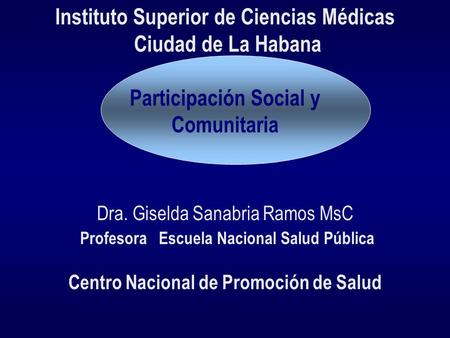 Instituto Superior de Ciencias Médicas Ciudad de La Habana