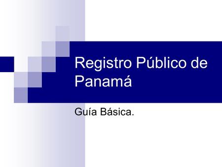 Registro Público de Panamá