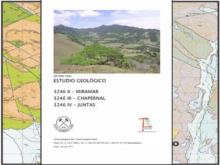Cooperación técnica geológica, República Checa y Costa Rica Por: MSc. Sofia Huapaya Rodriguez-Parra Dirección de Geología y Mnas.