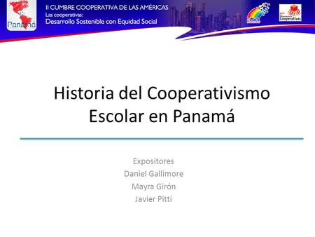 Historia del Cooperativismo Escolar en Panamá