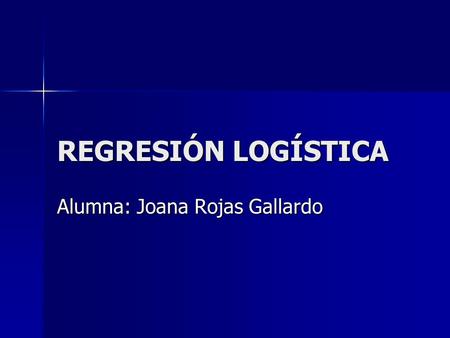 Alumna: Joana Rojas Gallardo