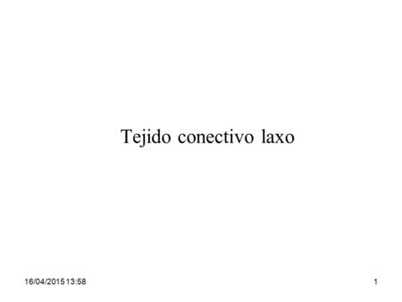 Tejido conectivo laxo 11/04/2017 14:48.