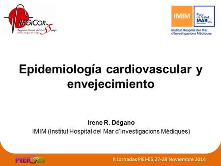 Epidemiología cardiovascular y envejecimiento