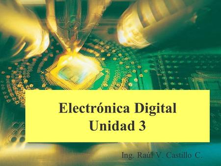 Electrónica Digital Unidad 3