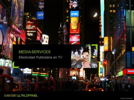 MEDIA SERVICES Confectionary Efectividad Publicitaria en TV.