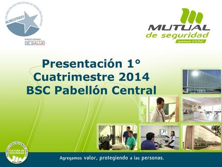 Presentación 1° Cuatrimestre 2014 BSC Pabellón Central.